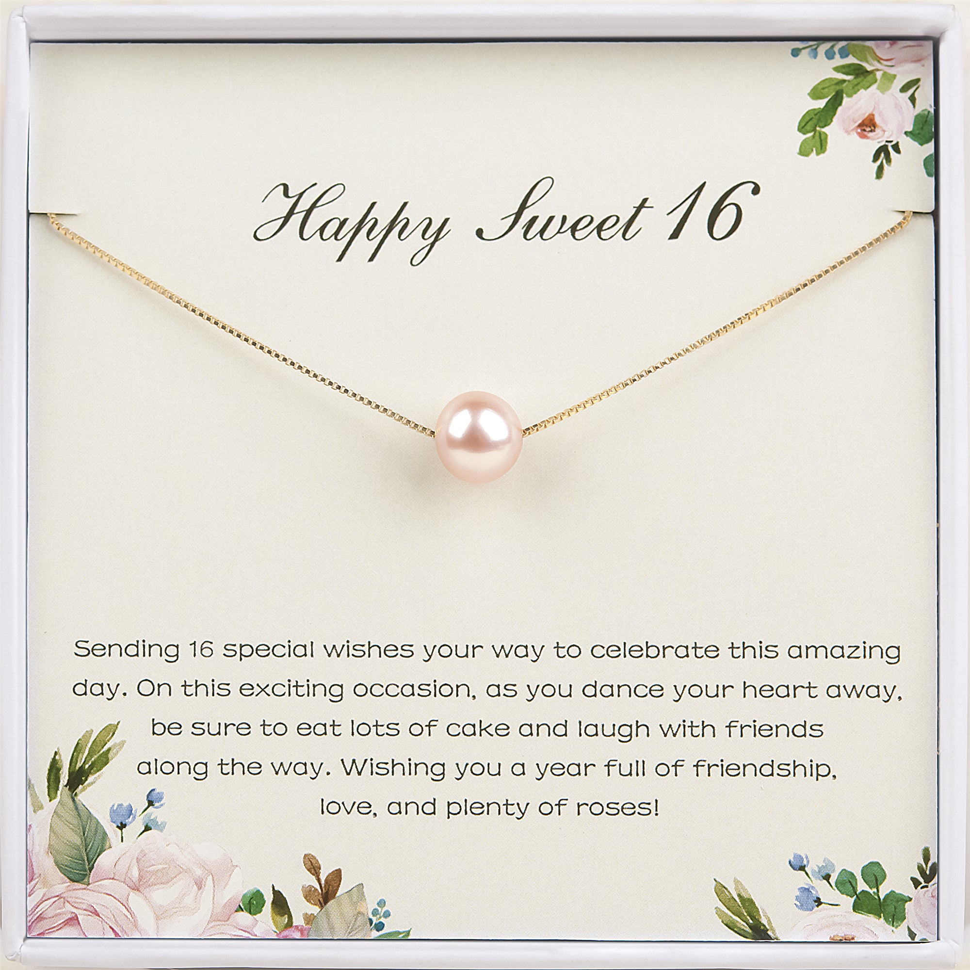 Happy Sweet 16 Gift for Daughter, 16th Birthday Gift for Niece, Birthd – Anavia Jewelry & Gift